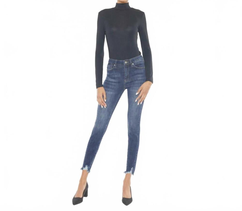 NEW KANCAN waiting for tonight skinny jeans in dark wash